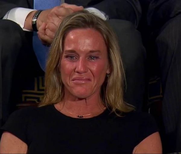 Not a Dry Eye: Trump Pays Tribute to SEAL Ryan Owens, Honors Widow Carryn [VIDEO]