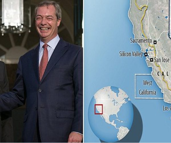 Brexit’s Nigel Farage Hired by Republican Strategists to Help Split California in Two