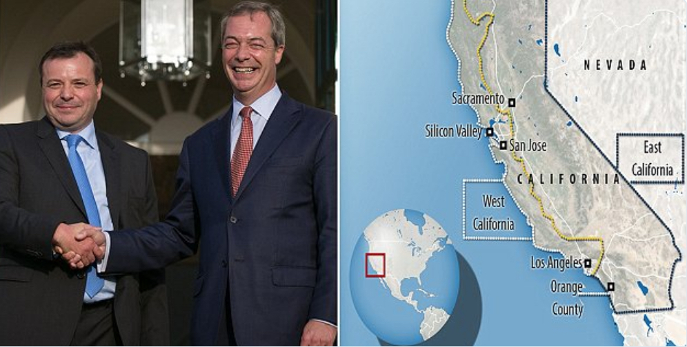 Brexit’s Nigel Farage Hired by Republican Strategists to Help Split California in Two