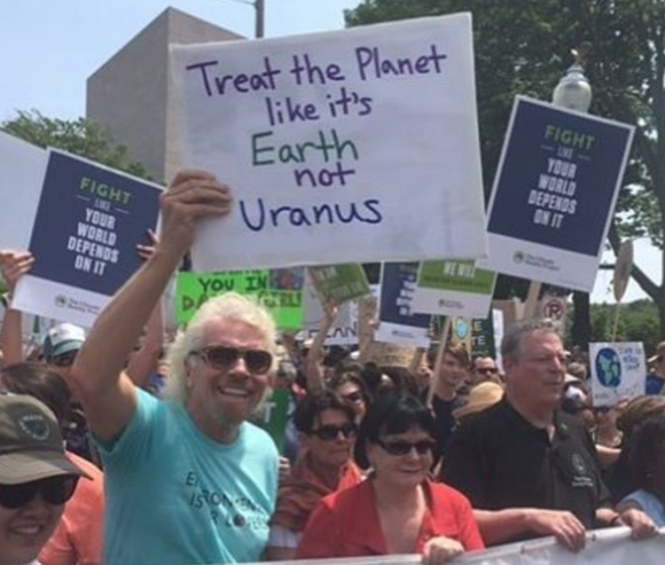 Hypocrisy on Earth: Richard, Al and Leo at #ClimateMarch