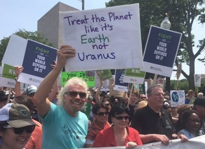 Hypocrisy on Earth: Richard, Al and Leo at #ClimateMarch