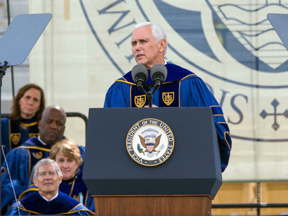 Notre Dame Graduates Stage Childish Walkout Over Mike Pence Speech [VIDEO]