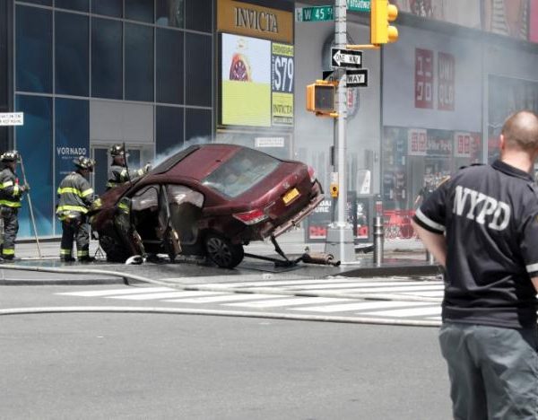 Times Square Horror As Car Strikes Pedestrians