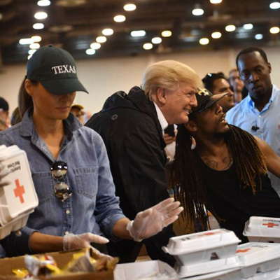 President and Melania Trump Change Hearts and Minds in Houston. [VIDEO]