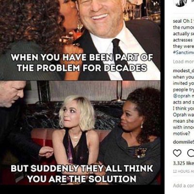 Seal to Oprah: you are part of the problem