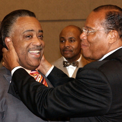 Louis Farrakhan Al Sharpton