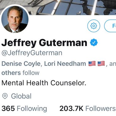 You Need Mental Help: Open Letter to Jeffrey Guterman