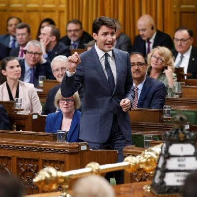 Canadian PM Trudeau Tries Rolling Up Welcome Mat [VIDEO]