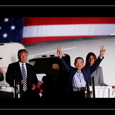 Trump Greets Freed North Korean Hostages