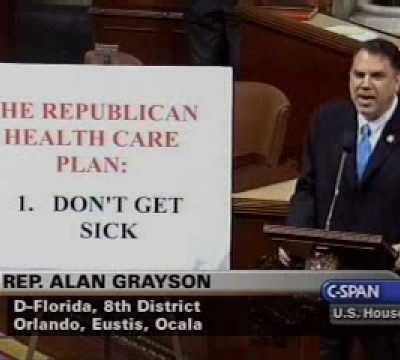 Ah, Karma! Alan Grayson Loses 18 Million in Stock Scheme