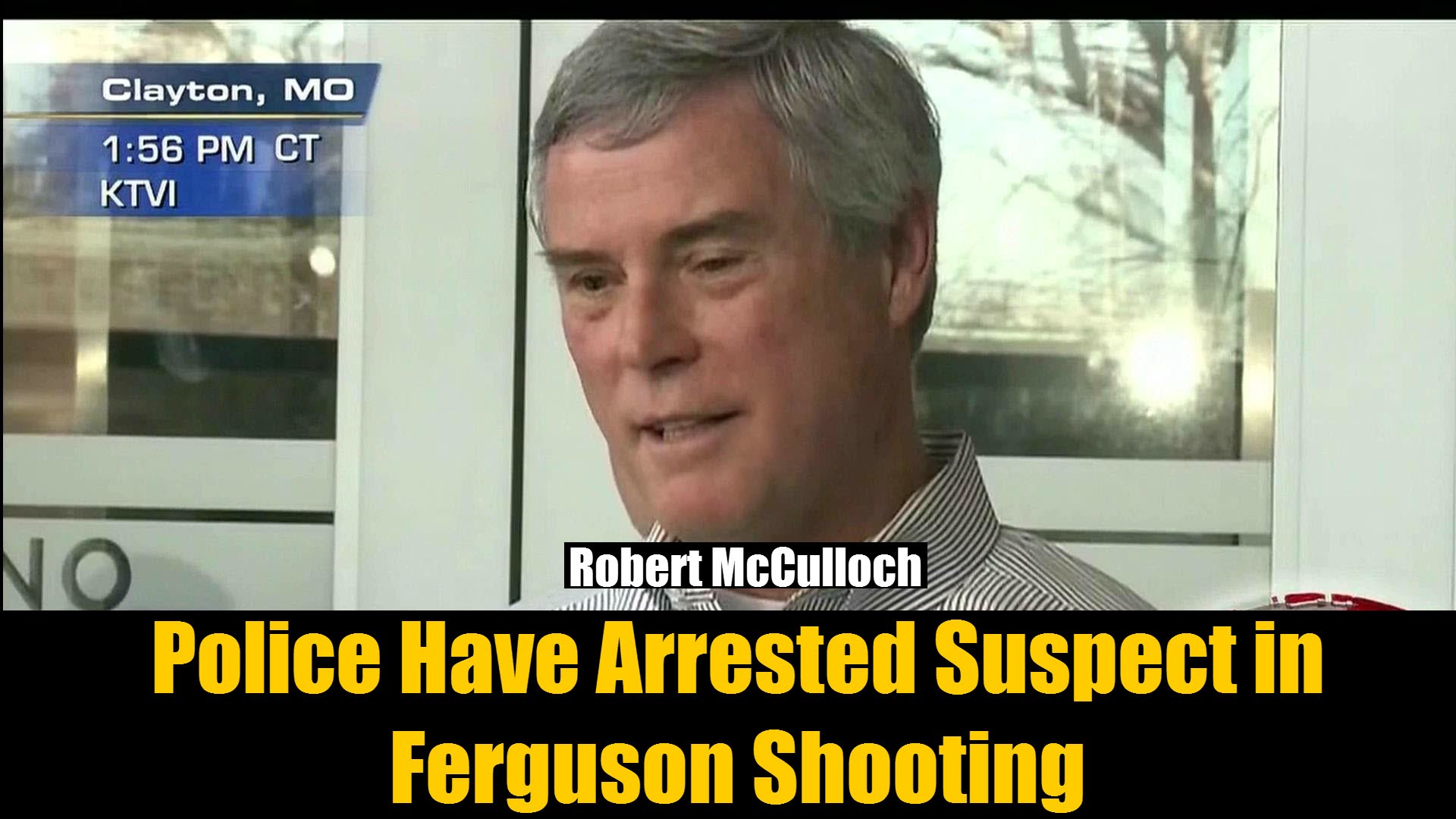 Arrest Made in #Ferguson Police Shooting