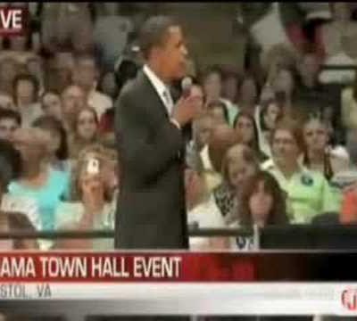 Barack Obama without his teleprompter