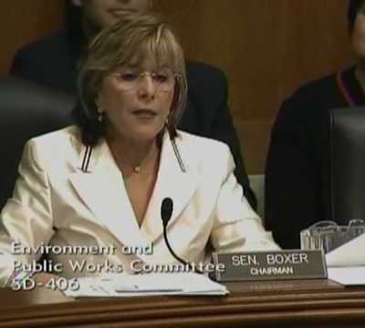 Barbara Boxer ripped by witness; calls her “condescending” and “godawful”