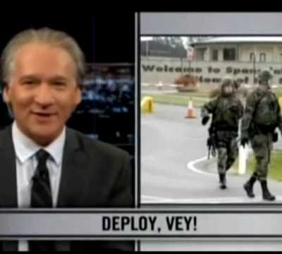 Bill Maher is a waste of oxygen; smears our troops yet again.