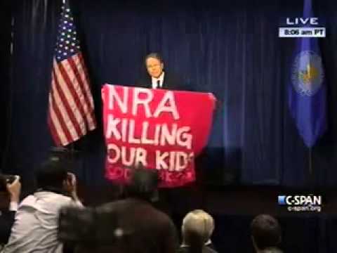 Code Pink Harpies Accuse NRA of “Killing Kids”  (Video)