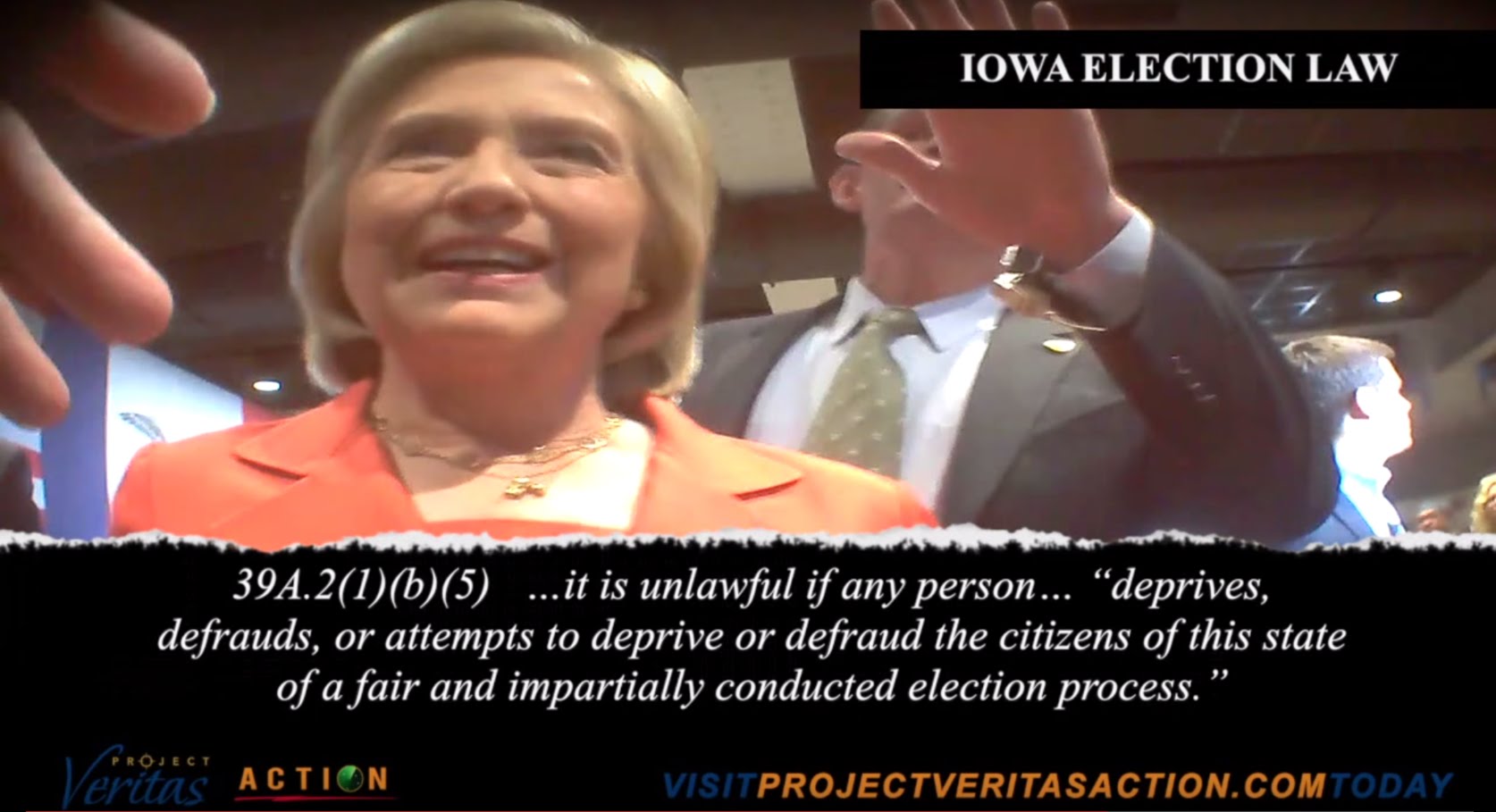 James O’Keefe Shows Hillary Iowa Campaign Skirting Law [VIDEO]