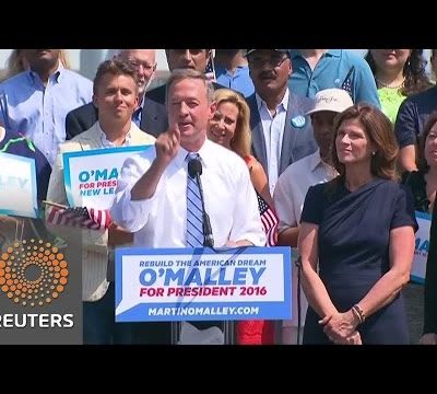 Martin O’Malley Enters Race for Democratic Nomination As Backup Plan