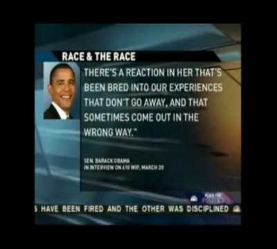 Obama on race and cruel, hate-filled, fearful, demon-possessed whites and the hurt that blacks should cause them.