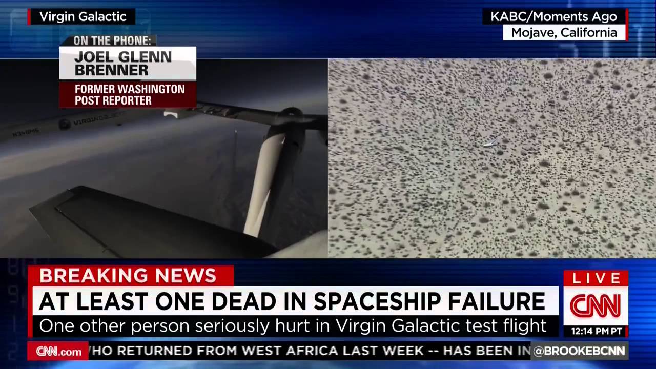 Virgin Galactic’s Space Ship Two Crashes into Mojave Desert, One Pilot Dead