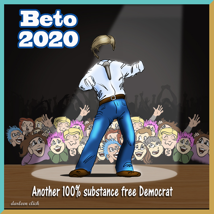 Image result for beto o'rourke cartoons