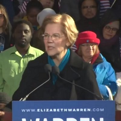 Elizabeth Warren Tosses Headdress Into The Presidential Ring