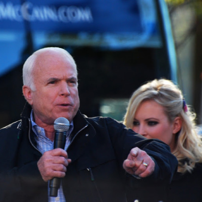 Meghan McCain with her late father, Senator John McCain