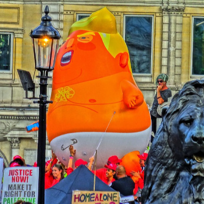 Trump Protests In London Are A Big Fat Yawn