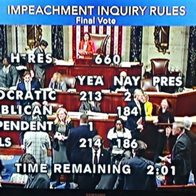 House Votes For Impeachment Inquiry Rules