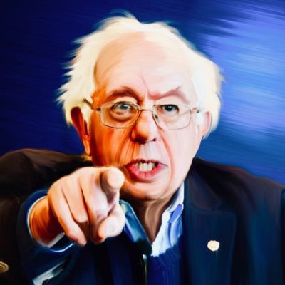 Bernie Goes After Biden's Baggage