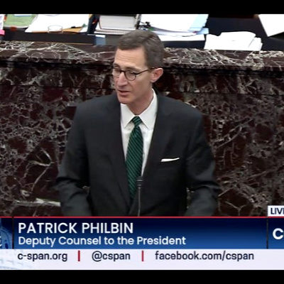 Patrick Philbin, Hero Of The Impeachment Trial