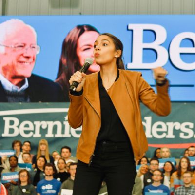 AOC Tap Dances Away From Bernie Bros Violence Question