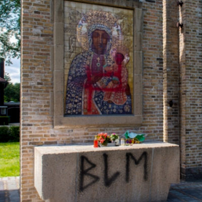 Black Madonna Defaced in The Netherlands