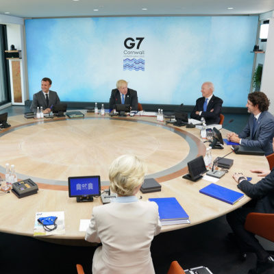 Dementia Joe Shuffles And Mumbles At G7
