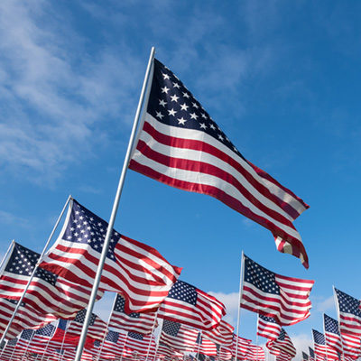 American flag flags