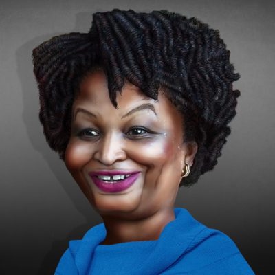 Abrams Apologizes For Her Maskless Mug