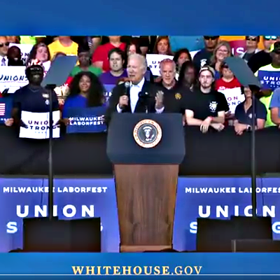 Unhinged Joe Biden In Milwaukee For Labor Day