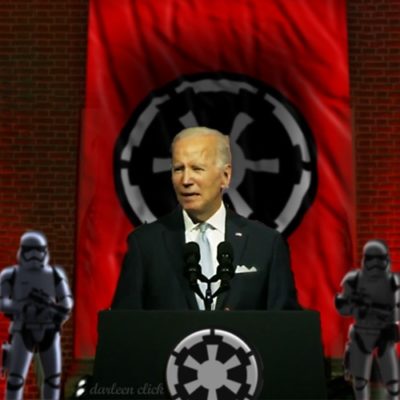 Biden Speech Goes For Full Dystopian Optics