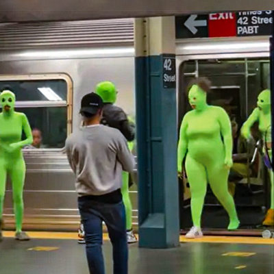 Green Goblin Gang Terrorizes NYC Subway