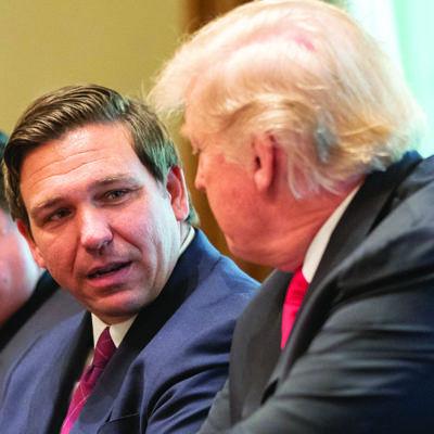 Trump Gives DeSantis Cold Shoulder in Florida