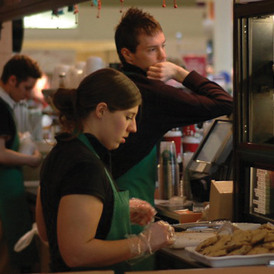 Starbucks Employee Cries Because Work