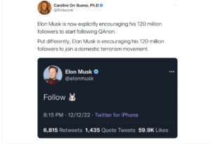 Elon Musk Caroline Orr Bueno