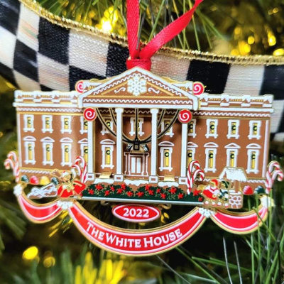 Beautiful White House Christmas Ornaments