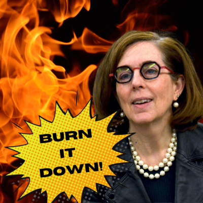 Kate Brown, Burn It Down