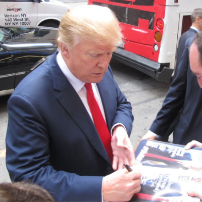 Lefty Heads Explode When Trump Signs Child’s Hand