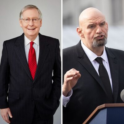 Media Bias Extraordinare: McConnell Old, Fetterman Courageous