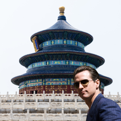 Gavin Newsom Cosplays President In China