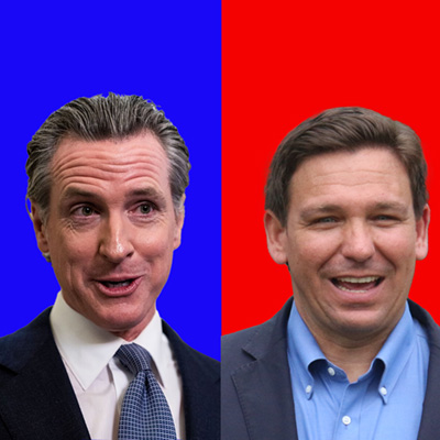 Newsom DeSantis Debate