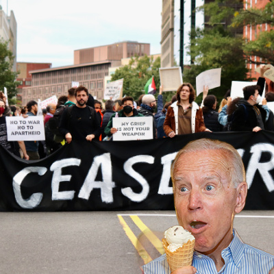 Joe Eats Ice Cream And Talks Ceasefire