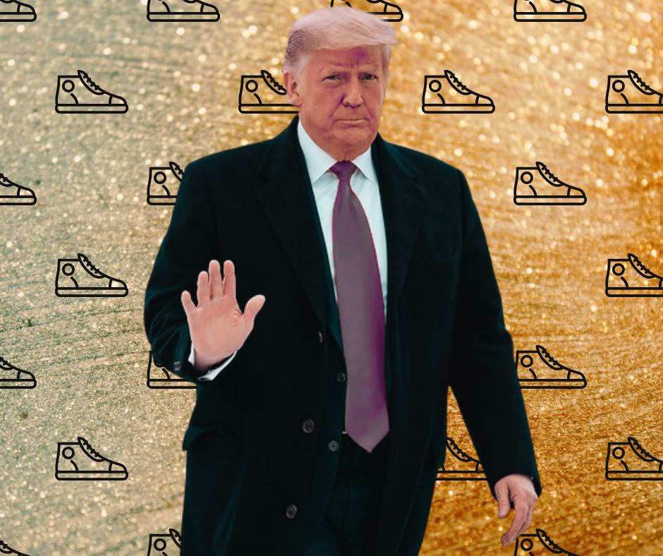 Trump’s Golden Sneakers