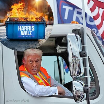 Trump Drives A Garbage Truck And The Left Loses Their Minds